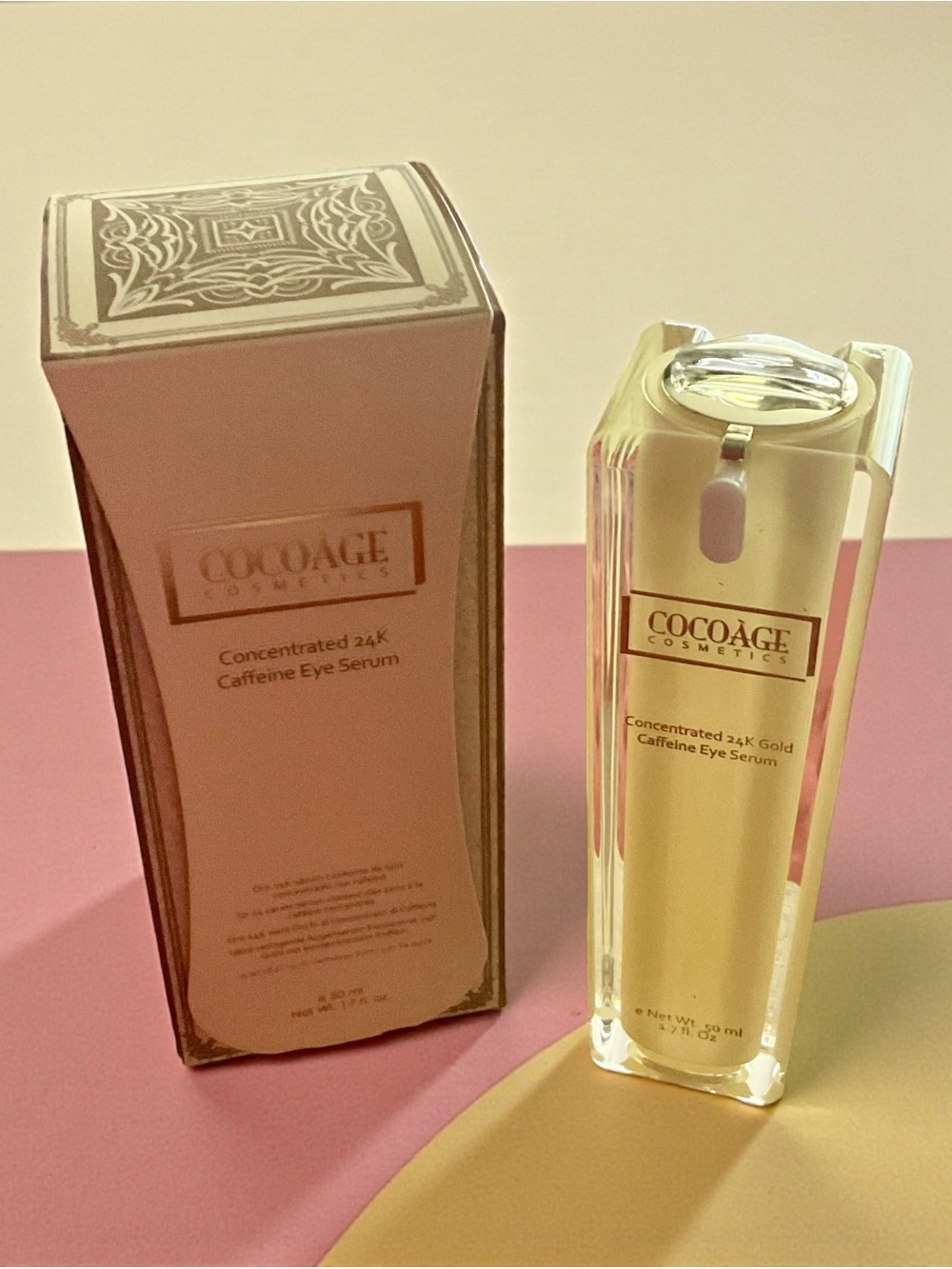 Cocoage Cosmetics Concentrated 24K Gold Caffeine Eye Serum